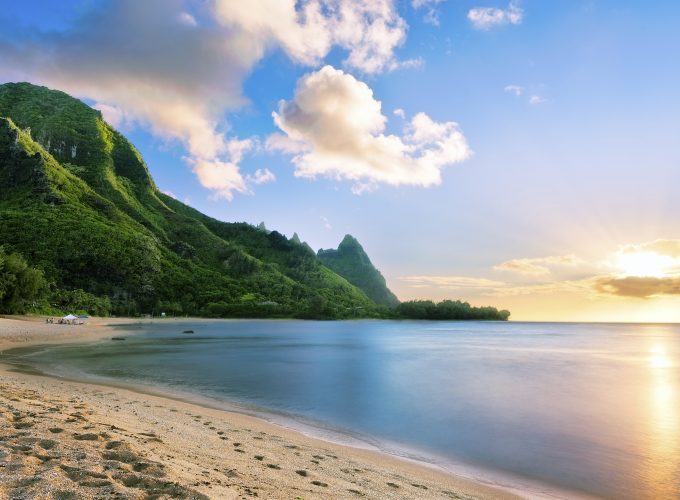 Wallpaper Maui, Hawaii, beach, ocean, coast, mountain, sky, 5k, Nature 924571375